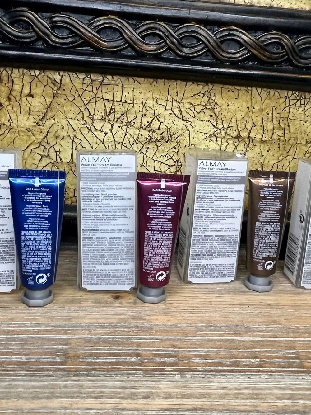 NEW Sealed Almay Velvet Foil Cream Shadow Bundle-Set of 4 Metallic Shades